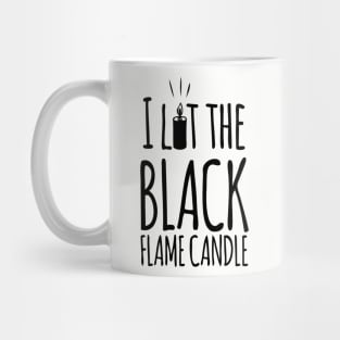 Black Flame Candle Mug